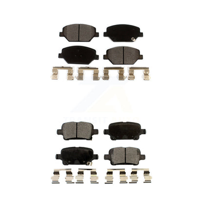 Ceramic Brake Pads Front Rear Kit For Chevrolet Equinox GMC Terrain Buick Regal