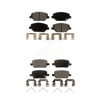 Ceramic Brake Pads Front Rear Kit For Chevrolet Camaro Without Brembo Calipers