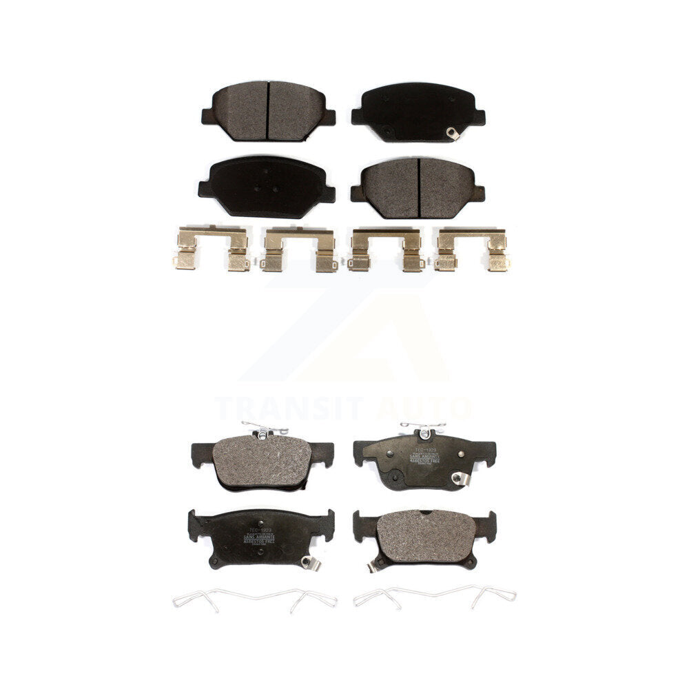 Ceramic Brake Pads Front Rear Kit For Buick Envision