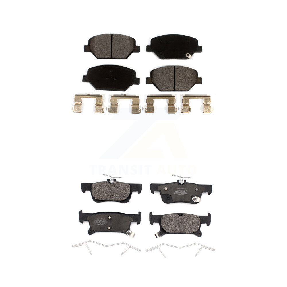 Ceramic Brake Pads Front Rear Kit For Buick Envision