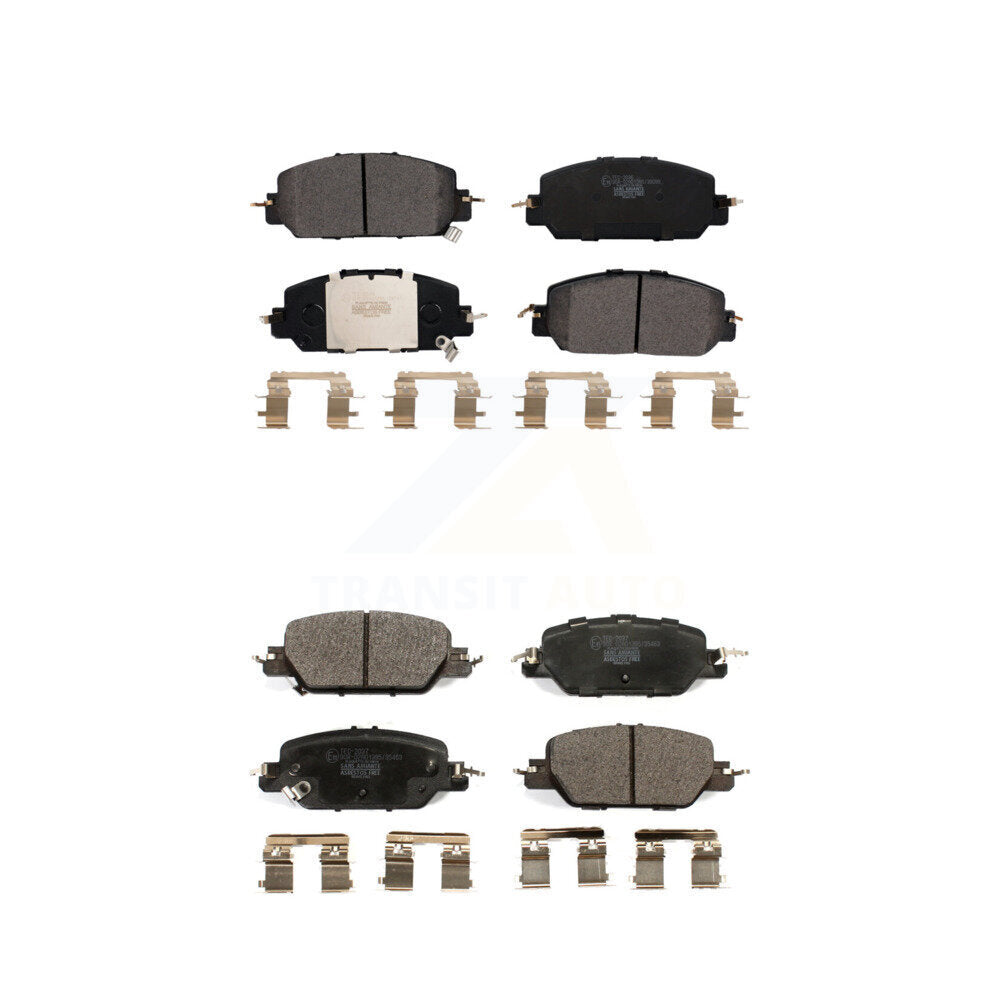 Ceramic Brake Pads Front Rear Kit For Honda CR-V