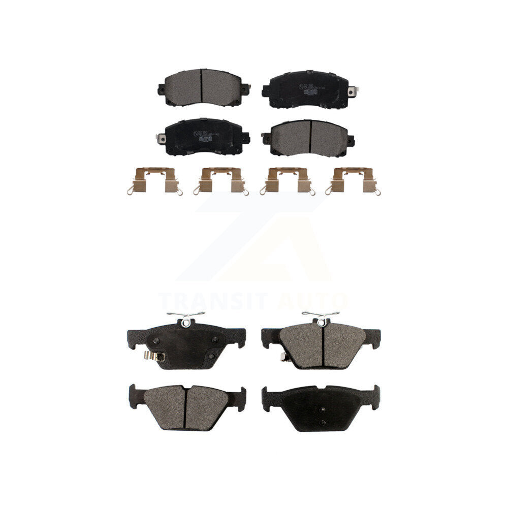 Ceramic Brake Pads Front Rear Kit For Subaru Crosstrek Forester Outback WRX
