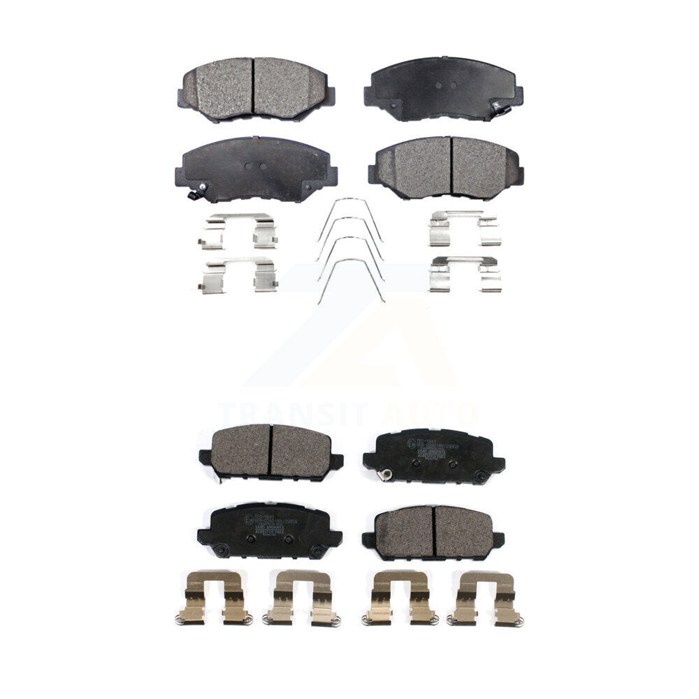 Ceramic Brake Pads Front Rear Kit For 2016 Honda CR-Z