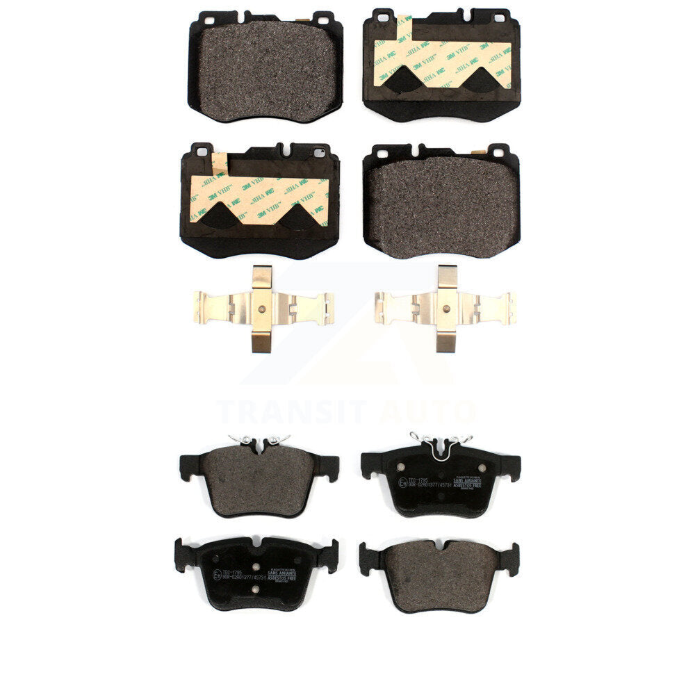 Ceramic Brake Pads Front Rear Kit For Mercedes-Benz C300 C400 C350e