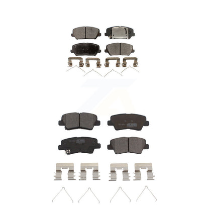 Ceramic Brake Pads Front Rear Kit For Kia Forte Forte5 Hyundai Veloster