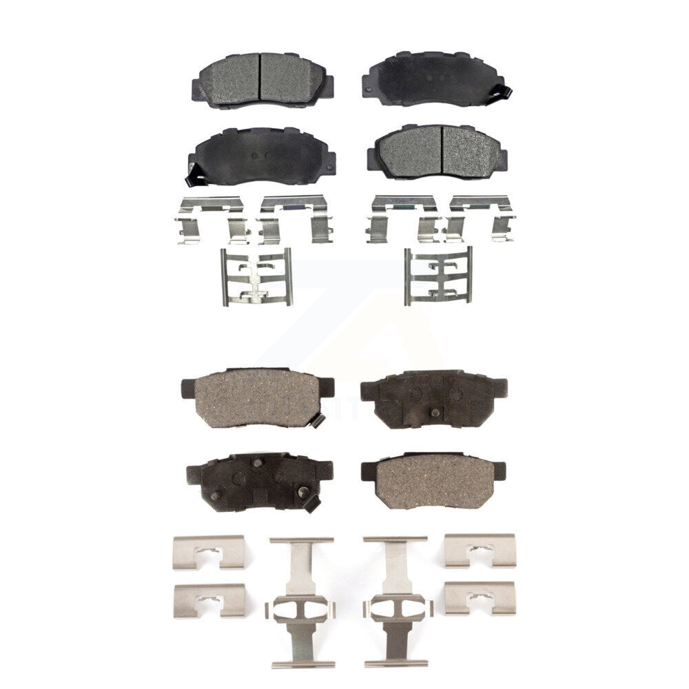Ceramic Brake Pads Front Rear Kit For 1992-1993 Acura Integra GS-R