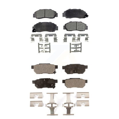 Ceramic Brake Pads Front Rear Kit For 1992-1993 Acura Integra GS-R