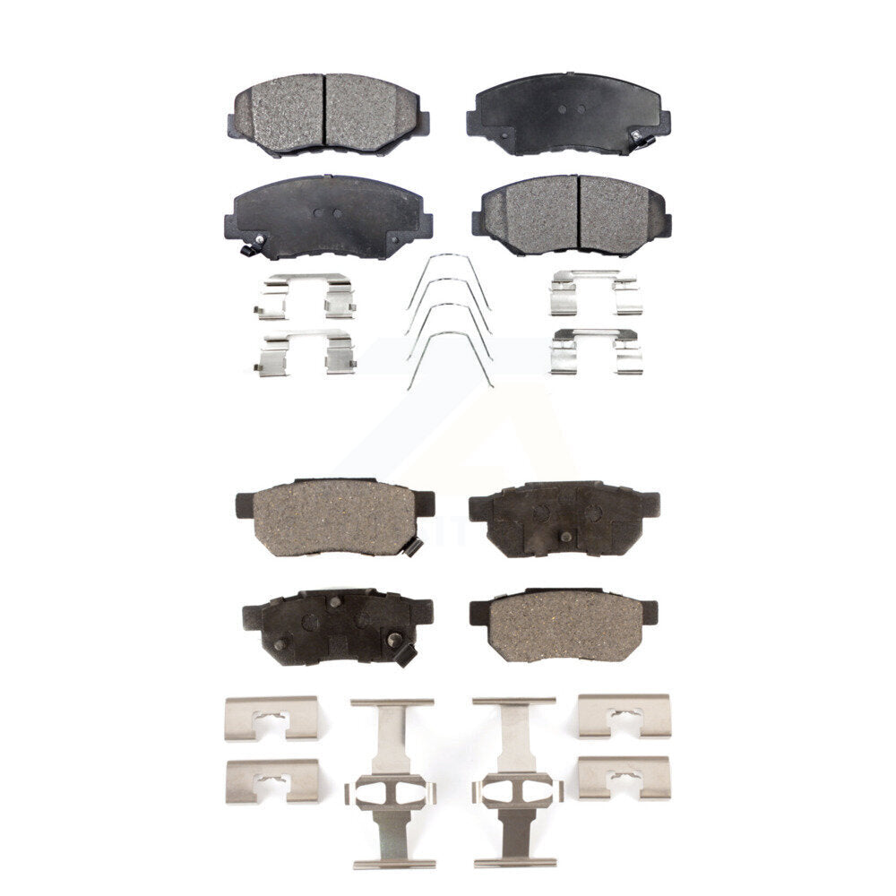 Ceramic Brake Pads Front Rear Kit For Honda Fit Vehicles Manufactured In Mexico