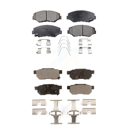 Ceramic Brake Pads Front Rear Kit For Honda Fit Vehicles Manufactured In Mexico