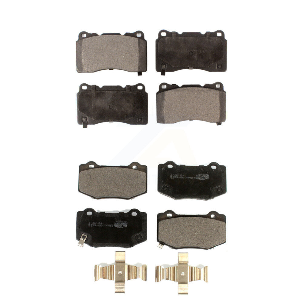Ceramic Brake Pads Front Rear Kit For Chevrolet Corvette Stingray