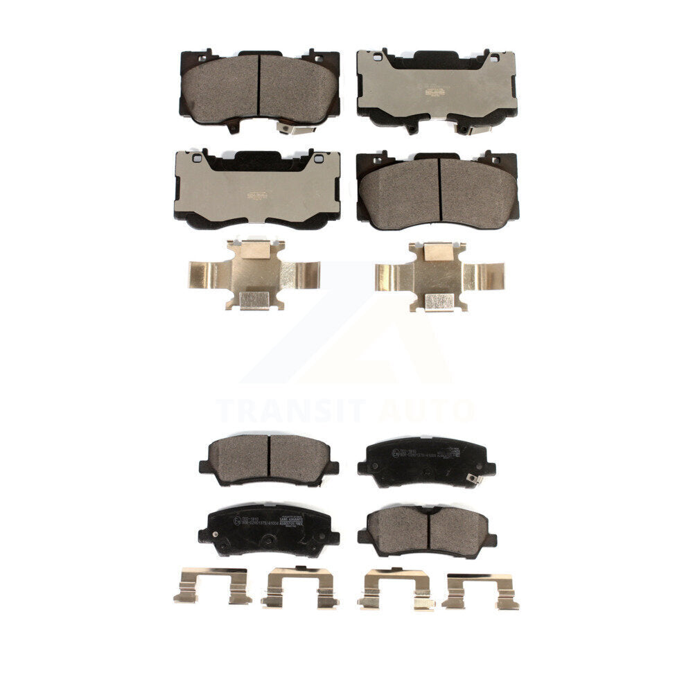 Ceramic Brake Pads Front Rear Kit For Ford Mustang