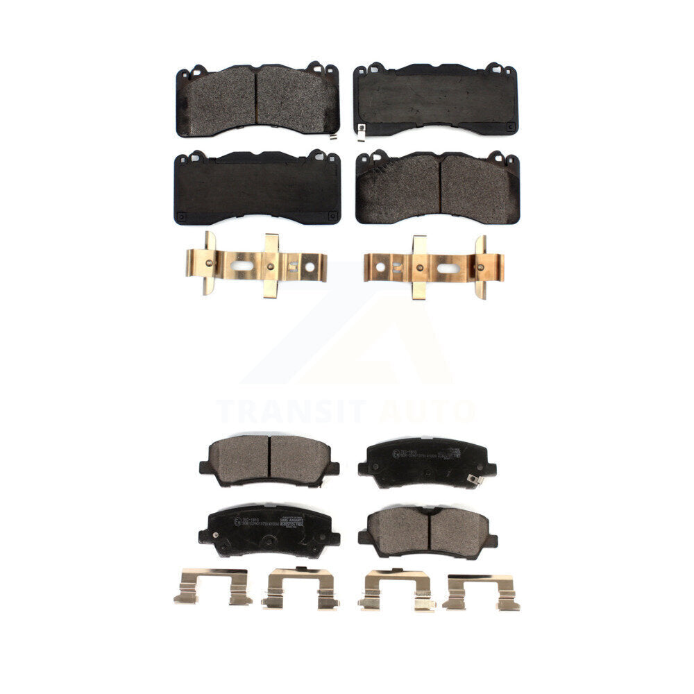 Ceramic Brake Pads Front Rear Kit For Ford Mustang