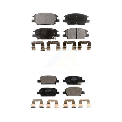 Ceramic Brake Pads Front Rear Kit For Chevrolet Malibu With Manual Parking