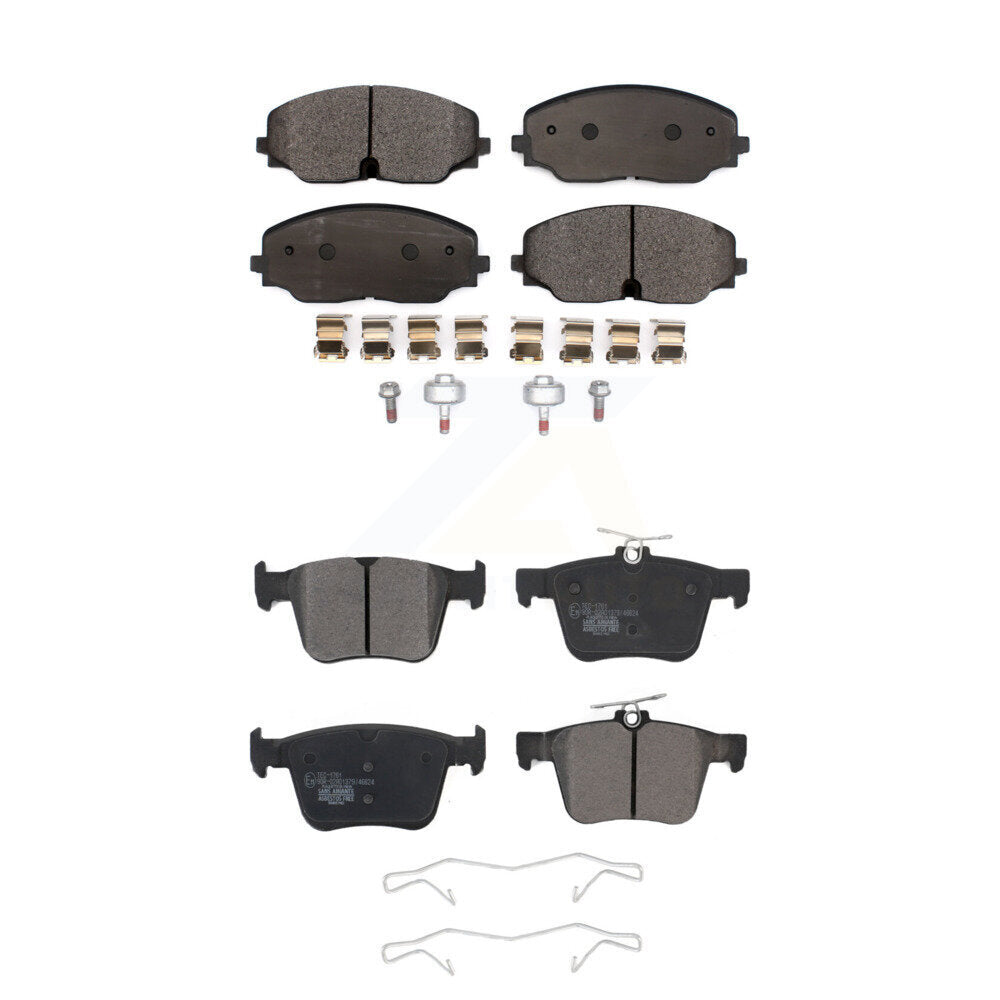 Ceramic Brake Pads Front Rear Kit For Volkswagen Atlas Cross Sport