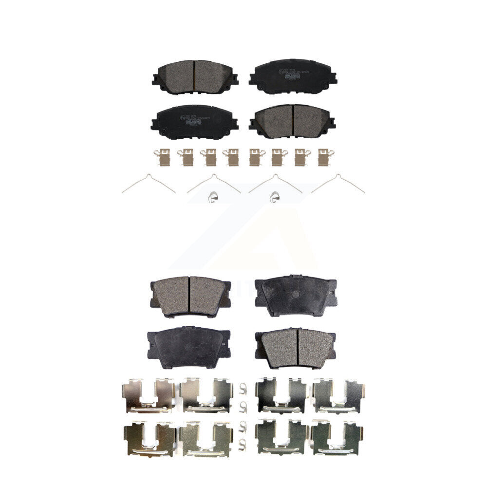 Ceramic Brake Pads Front Rear Kit For Toyota Camry