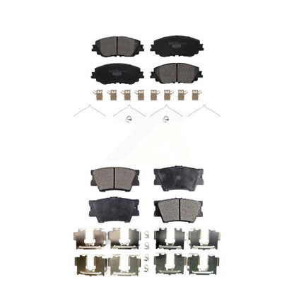 Ceramic Brake Pads Front Rear Kit For Toyota Camry