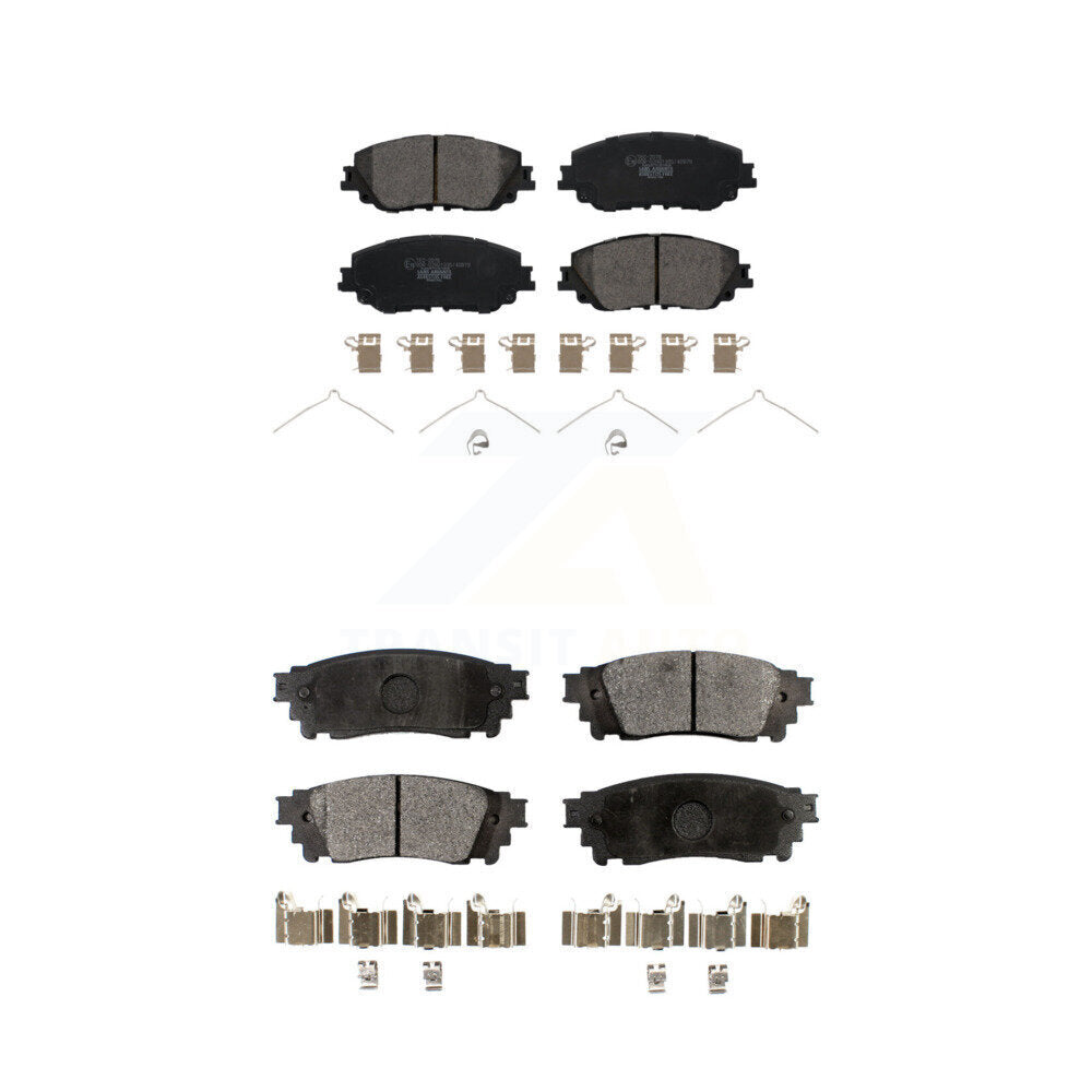 Ceramic Brake Pads Front Rear Kit For Toyota RAV4 Camry C-HR Lexus Corolla Cross
