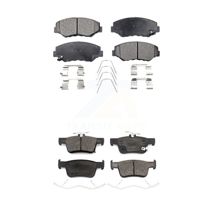 Ceramic Brake Pads Front Rear Kit For Honda Civic