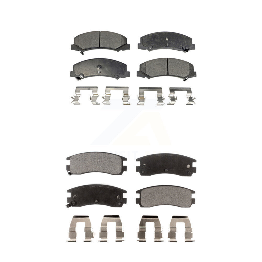 Ceramic Brake Pads Front Rear Kit For Chevrolet Impala Buick LaCrosse Allure