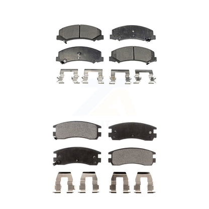 Ceramic Brake Pads Front Rear Kit For Chevrolet Impala Buick LaCrosse Allure