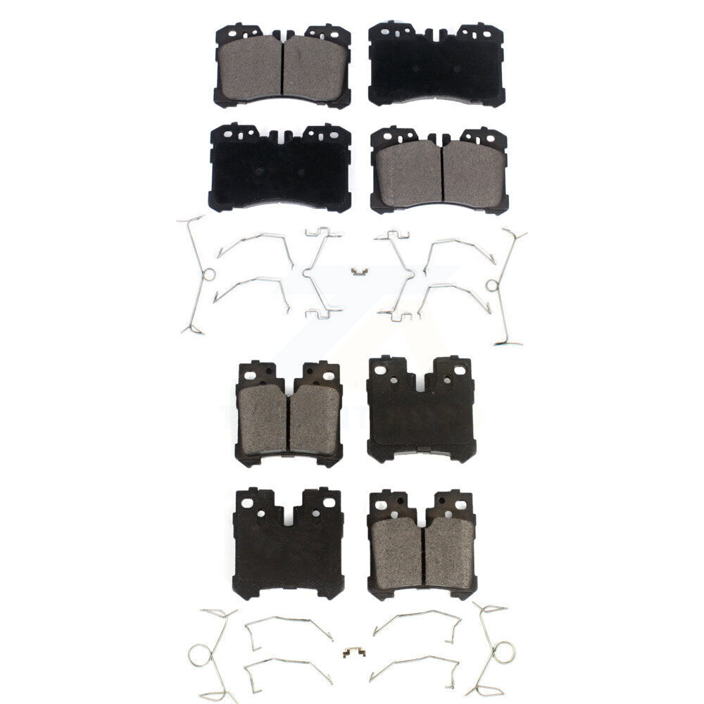 Ceramic Brake Pads Front Rear Kit For Lexus LS460 LS500 LS600h Toyota Mirai
