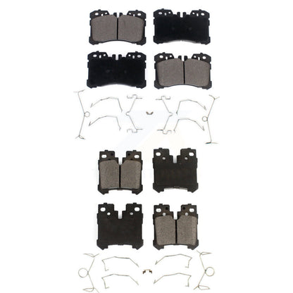 Ceramic Brake Pads Front Rear Kit For Lexus LS460 LS500 LS600h Toyota Mirai