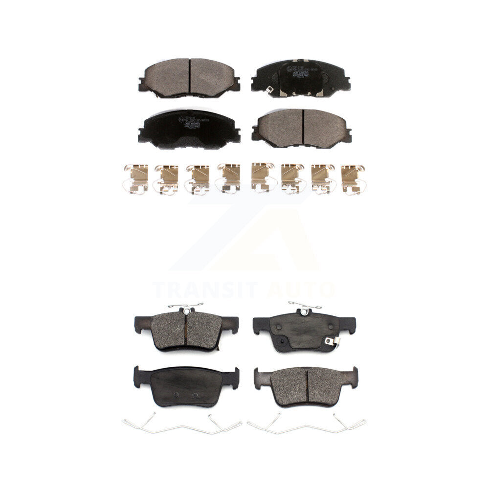 Ceramic Brake Pads Front Rear Kit For 2019-2022 Honda Insight