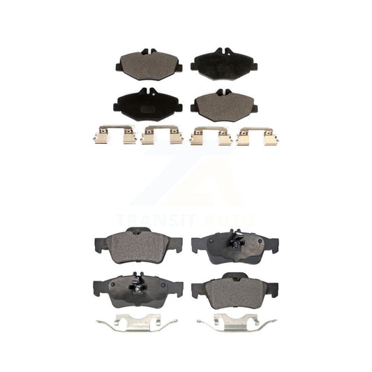 Ceramic Brake Pads Front Rear Kit For Mercedes-Benz E320 E350