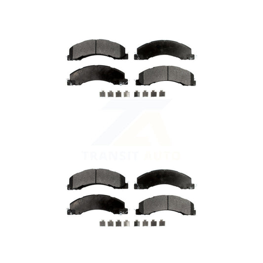 Ceramic Brake Pads Front Rear Kit For Ram Dodge Sterling Truck 4500 5500 Bullet
