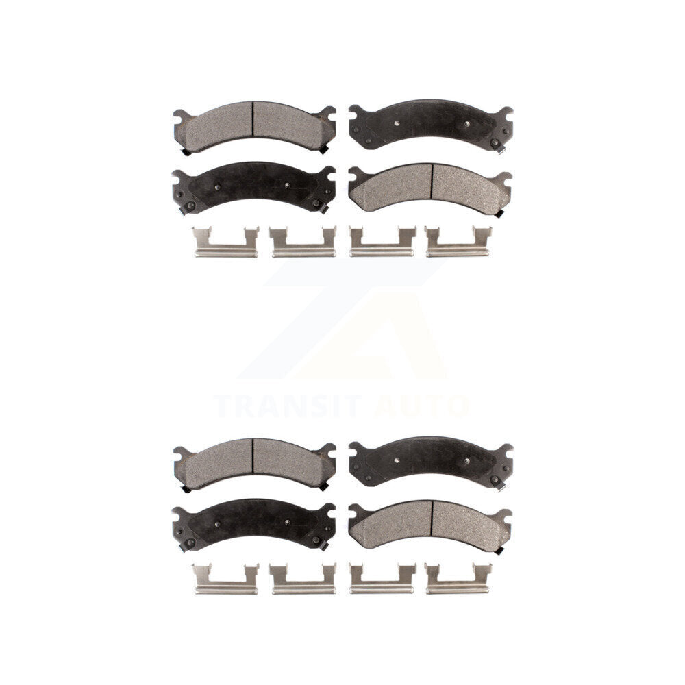 Ceramic Brake Pads Front Rear Kit For Chevrolet GMC Silverado 3500 Sierra HD
