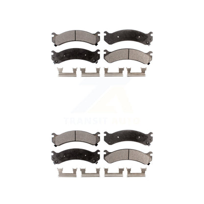 Ceramic Brake Pads Front Rear Kit For Chevrolet GMC Silverado 3500 Sierra HD