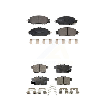 Ceramic Brake Pads Front Rear Kit For 2016-2017 Honda Accord LX-S