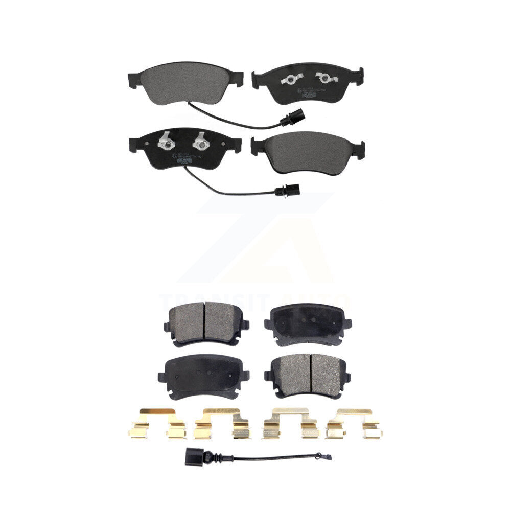 Ceramic Brake Pads Front Rear Kit For Audi A8 Quattro S6 S8 Volkswagen Phaeton
