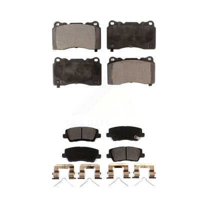 Ceramic Brake Pads Front Rear Kit For Cadillac ATS CTS