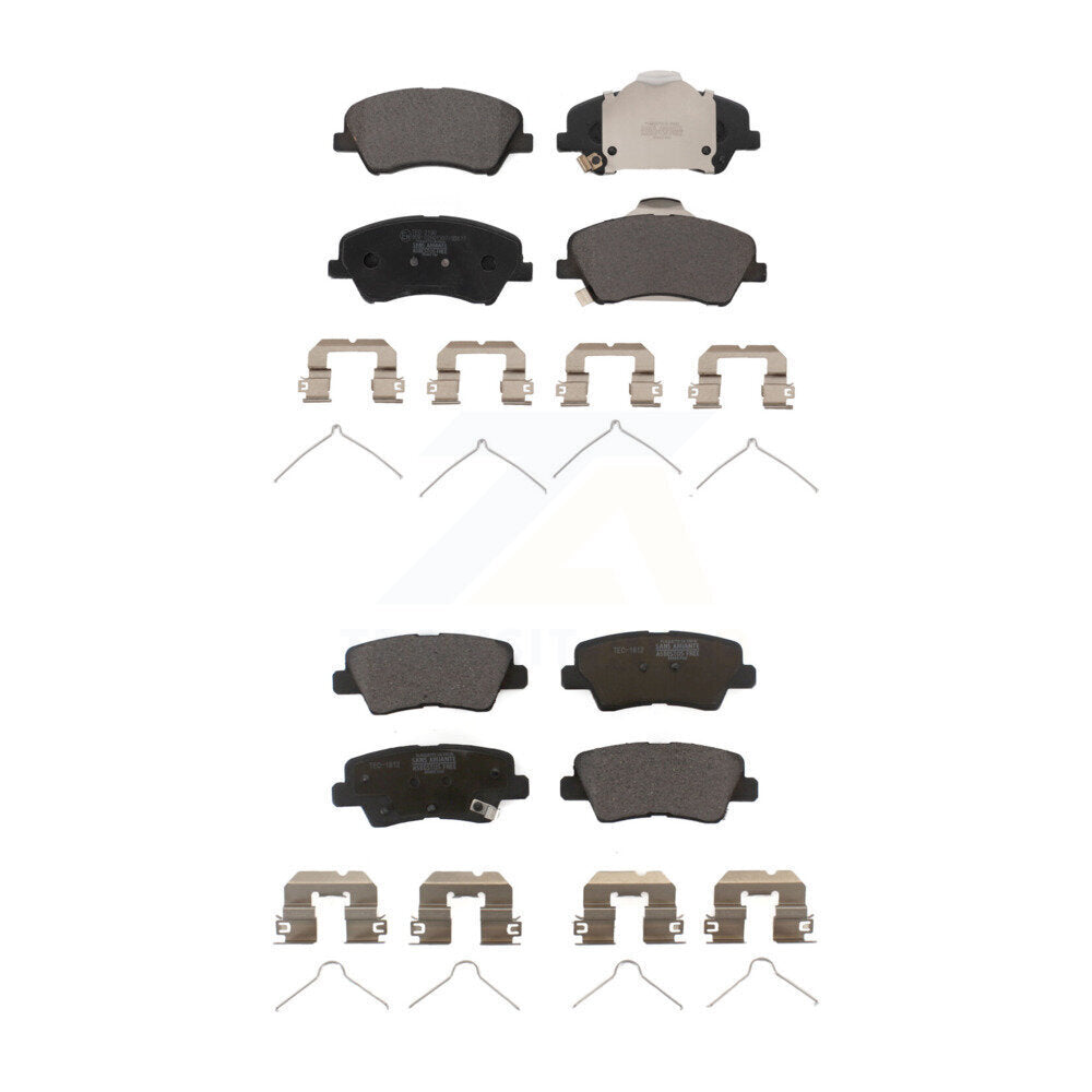 Ceramic Brake Pads Front Rear Kit For Kia Rio Hyundai Accent