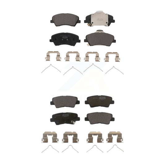 Ceramic Brake Pads Front Rear Kit For Kia Rio Hyundai Accent