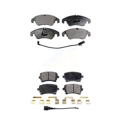 Ceramic Brake Pads Front Rear Kit For 2013-2014 Audi A4 allroad