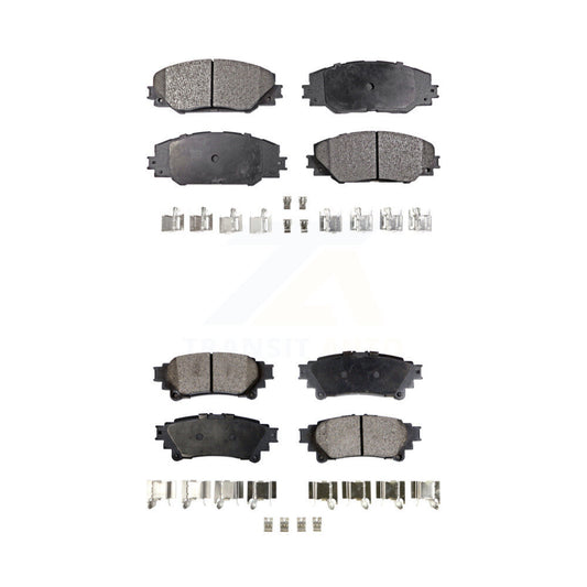 Ceramic Brake Pads Front Rear Kit For 2016-2020 Toyota Mirai