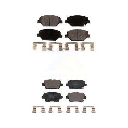 Ceramic Brake Pads Front Rear Kit For Cadillac XT4 Buick Regal Sportback