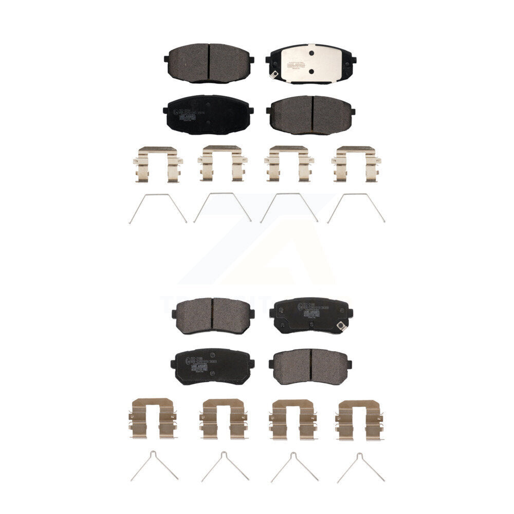 Ceramic Brake Pads Front Rear Kit For Hyundai Kona Kia Seltos