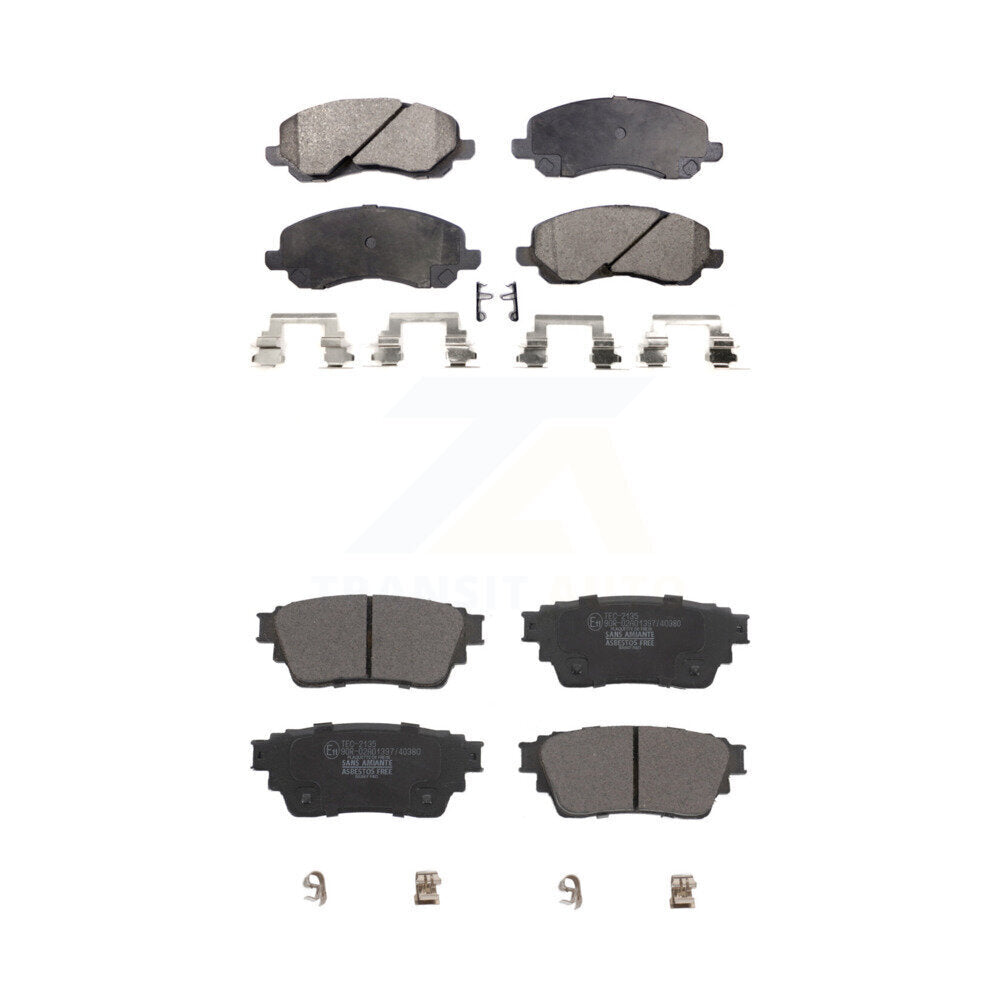 Ceramic Brake Pads Front Rear Kit For Mitsubishi Outlander