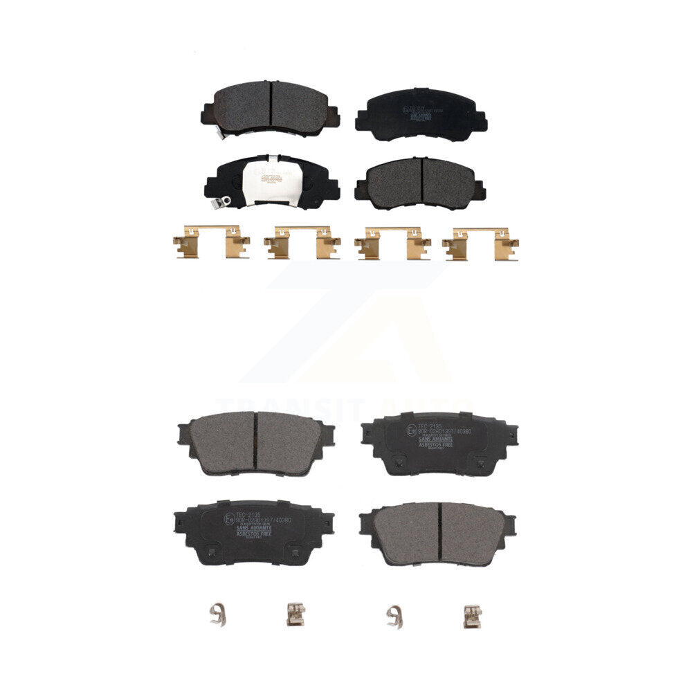 Ceramic Brake Pads Front Rear Kit For Mitsubishi Eclipse Cross