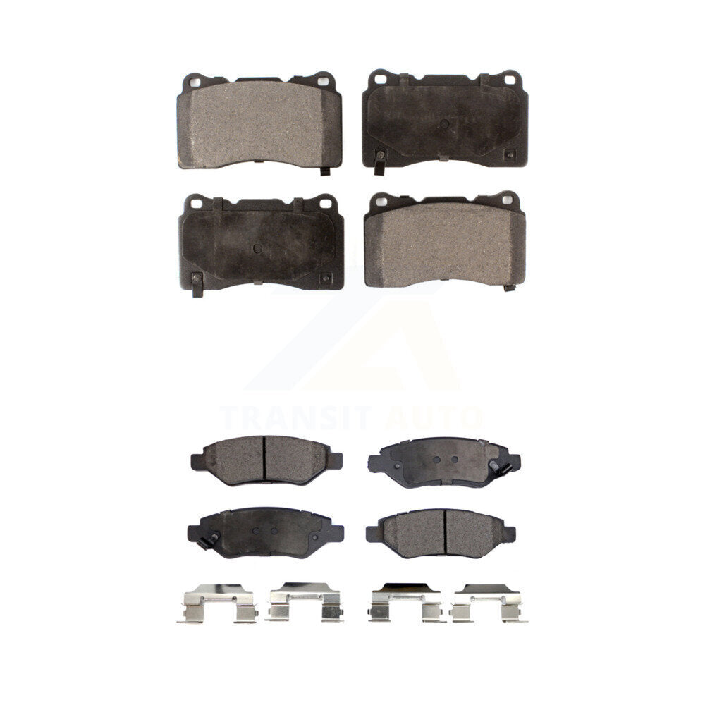 Ceramic Brake Pads Front Rear Kit For Cadillac CTS With Brembo Calipers