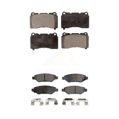 Ceramic Brake Pads Front Rear Kit For Cadillac CTS With Brembo Calipers