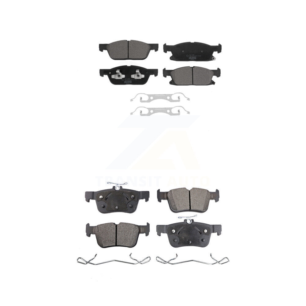 Ceramic Brake Pads Front Rear Kit For Ford Edge Lincoln Nautilus