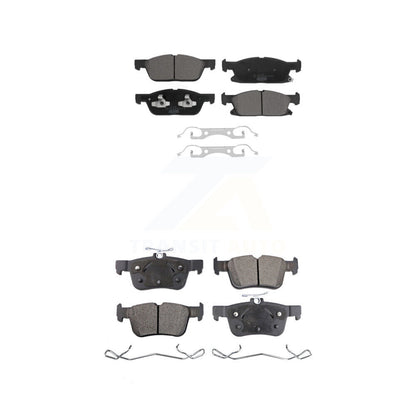 Ceramic Brake Pads Front Rear Kit For Ford Edge Lincoln Nautilus