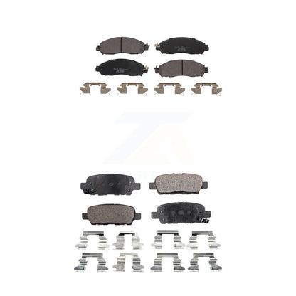 Ceramic Brake Pads Front Rear Kit For Nissan LEAF