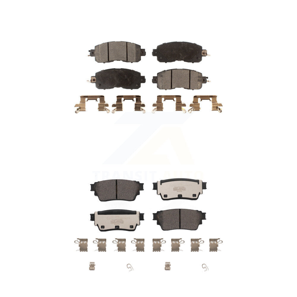 Ceramic Brake Pads Front Rear Kit For Nissan Altima