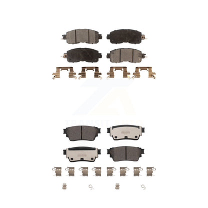 Ceramic Brake Pads Front Rear Kit For Nissan Altima