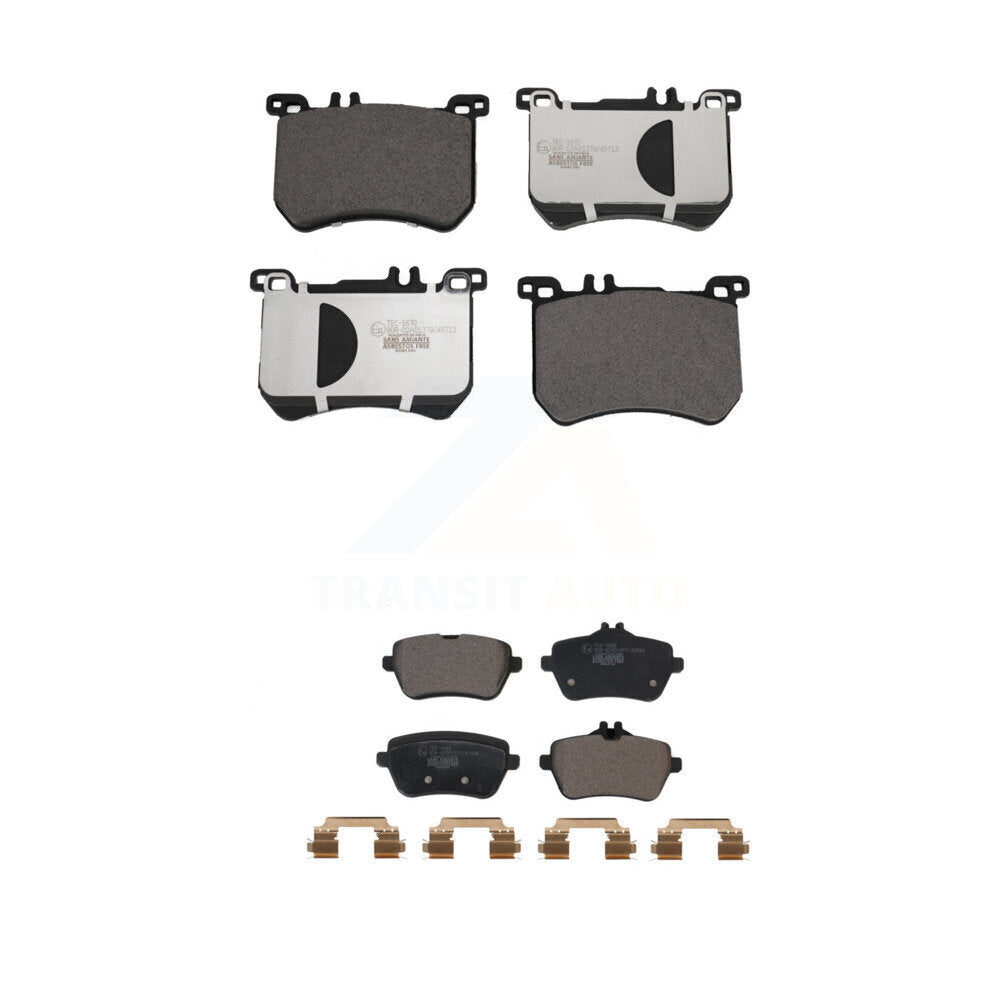 Ceramic Brake Pads Front Rear Kit For Mercedes-Benz SL550 SL450 SL400